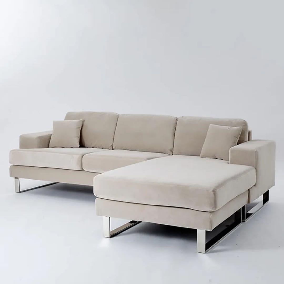 【LOWYA】３人掛けソファ