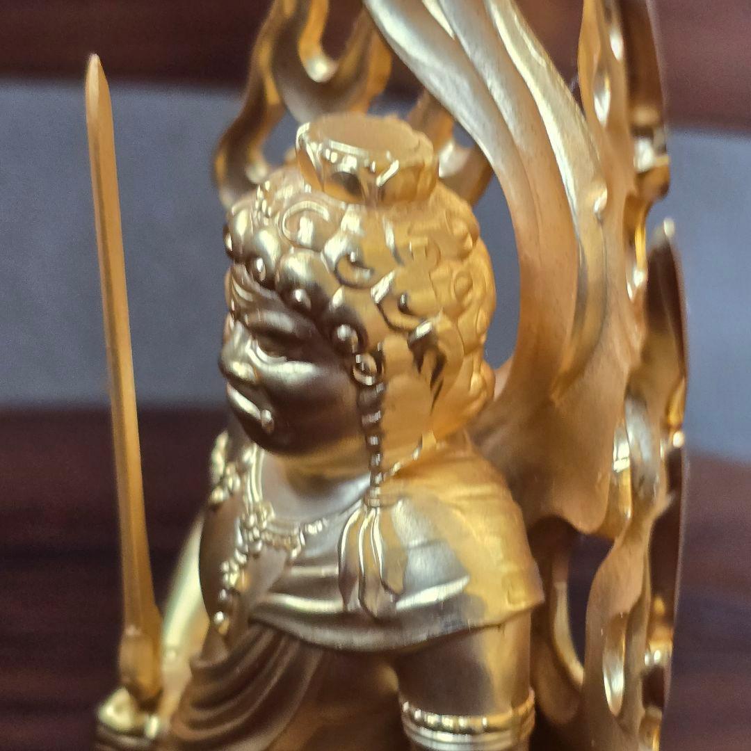 仏像 不動明王 牧田秀雲作