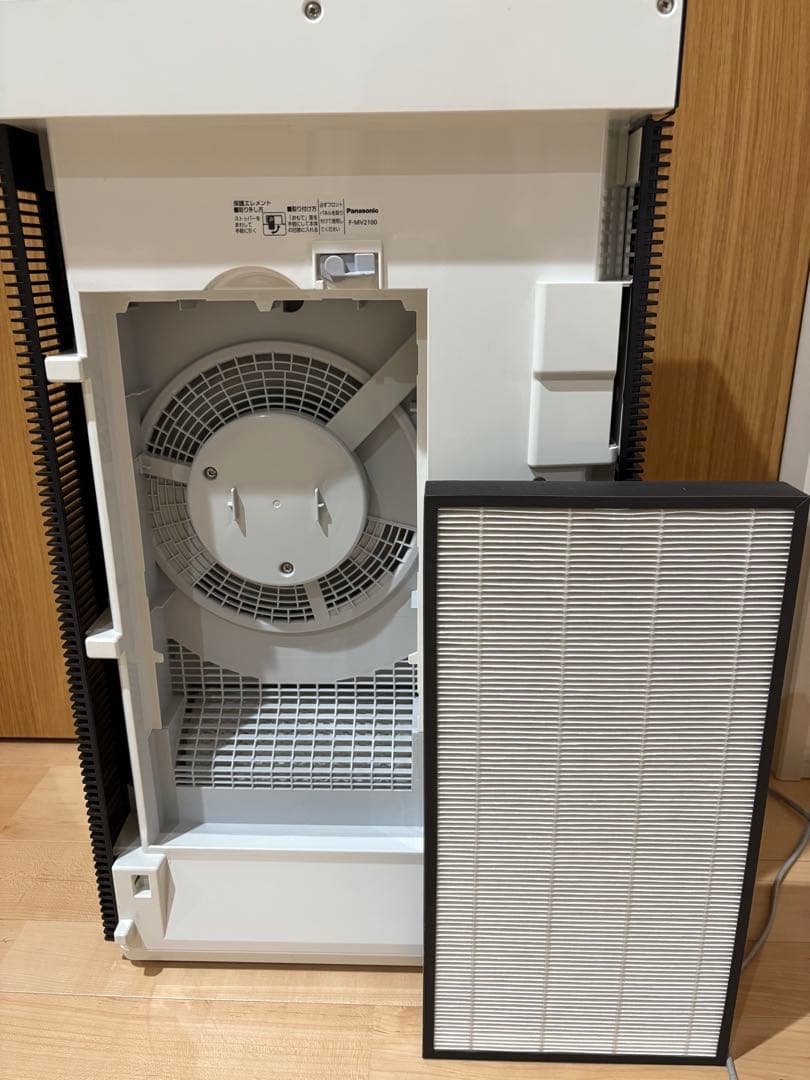 【美品】Panasonic 脱臭機 ホワイト　F-MV2100