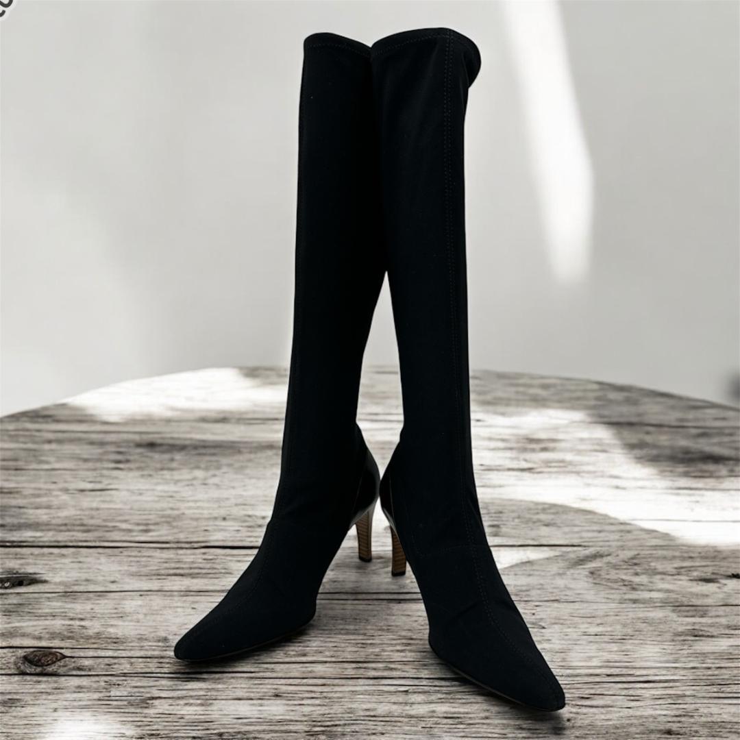 GUCCI グッチ　ロングブーツ　ストレッチブーツ　サイズ6ハーフB