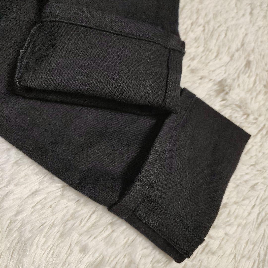 勝*山様 KSUBI size 34 スキニーデニムパンツ ブラック ストレッチ