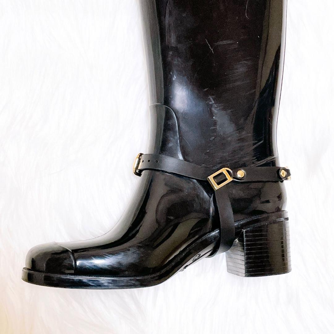 ✨極希少✨　JIMMY CHOO 　レインブーツ　ロング　ブラック長靴　38