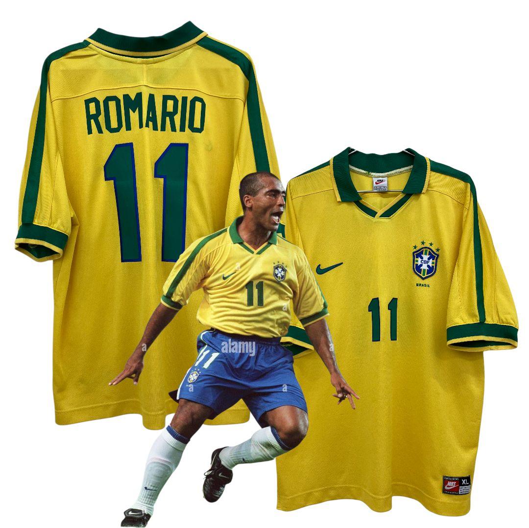 1997 ブラジル代表　ロマーリオ　NIKEオフィシャル　当時物ユニフォーム