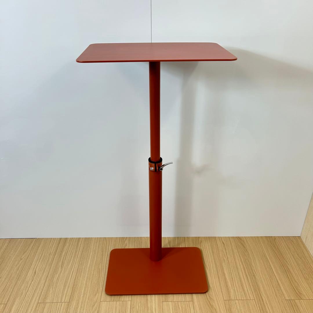 KANADEMONO 昇降式サイドテーブル　テラコッタ