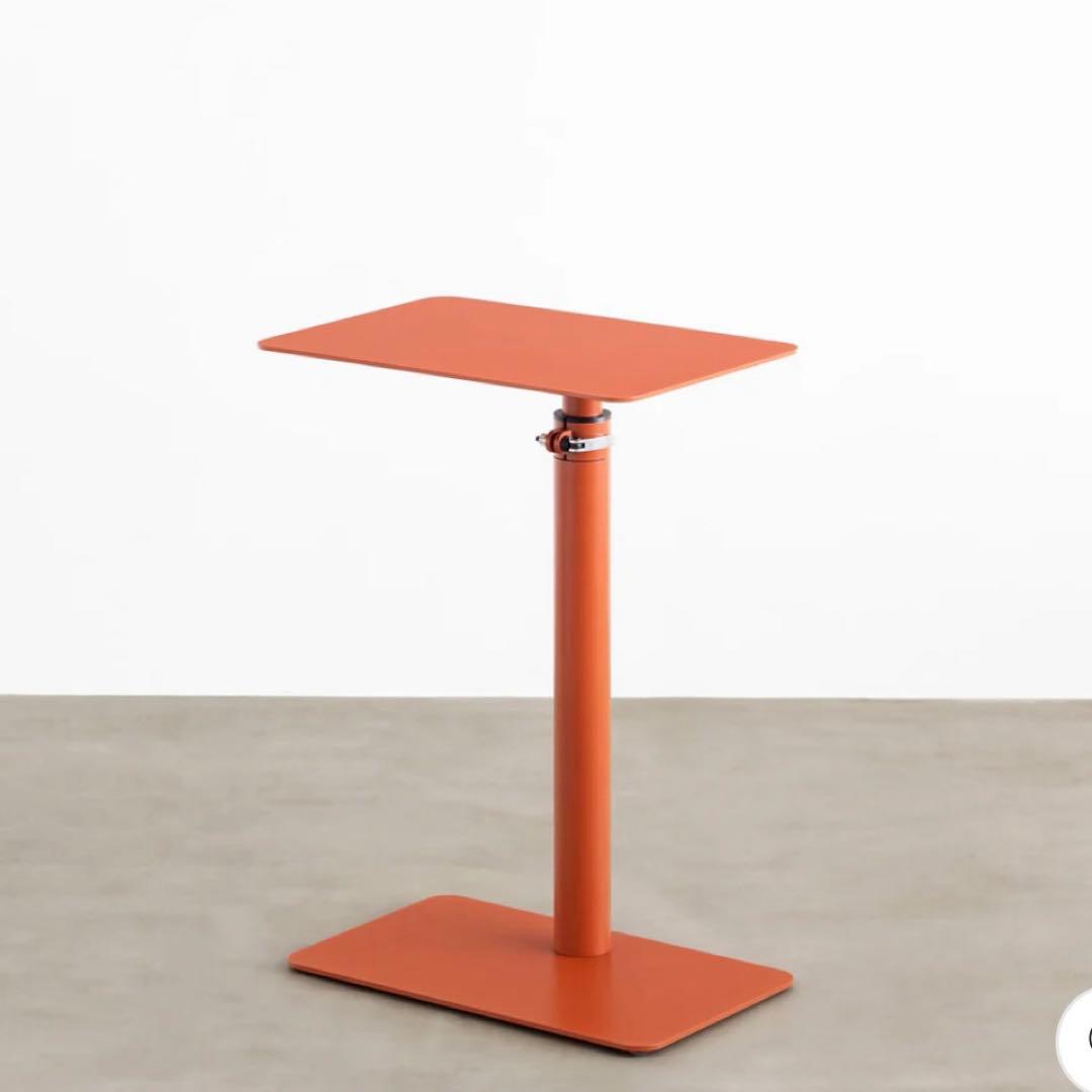 KANADEMONO 昇降式サイドテーブル　テラコッタ