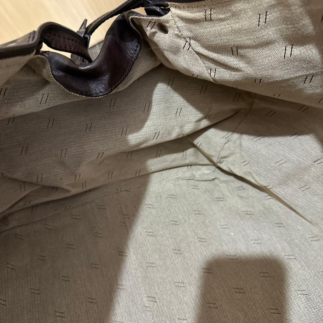 goldpfeil ダークブラウン レザー ボストンバッグ