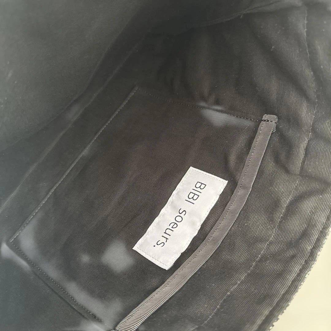 B I B I soeurs ビビスール　tweed White ribbon