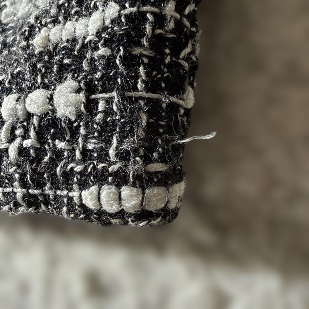 B I B I soeurs ビビスール　tweed White ribbon