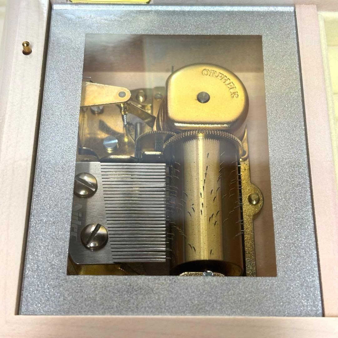 【美品】ウッドニー 30弁 オルゴール ミーティス ホワイト WOODNY