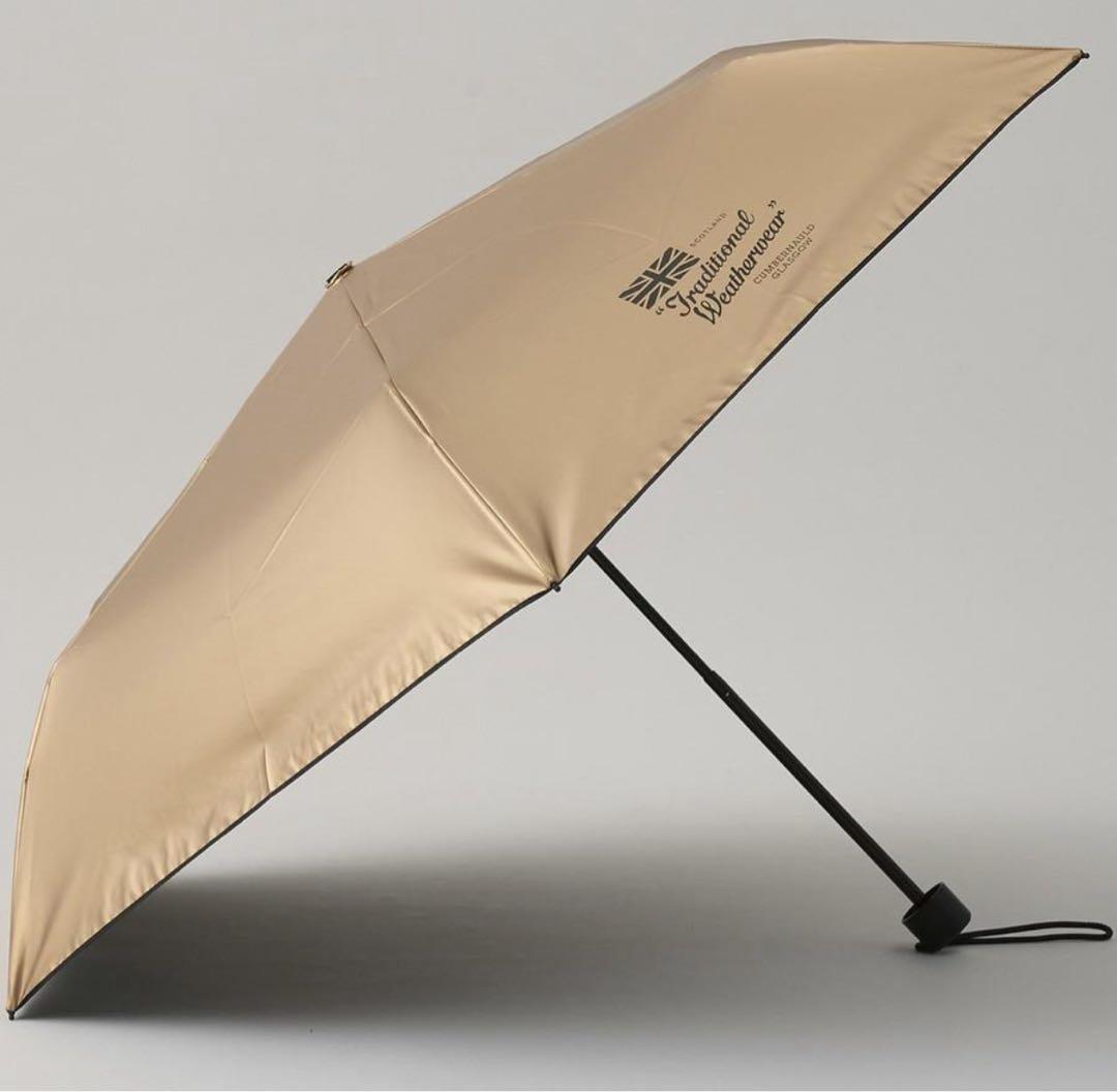 Traditional Weatherwear【軽量】折りたたみ傘　ゴールド