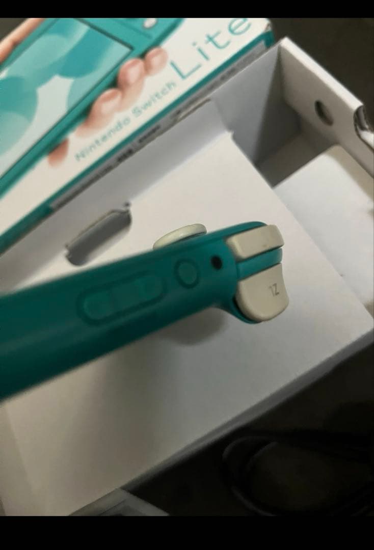 Nintendo Switch Lite本体　ケースジャンク品　ターコイズ