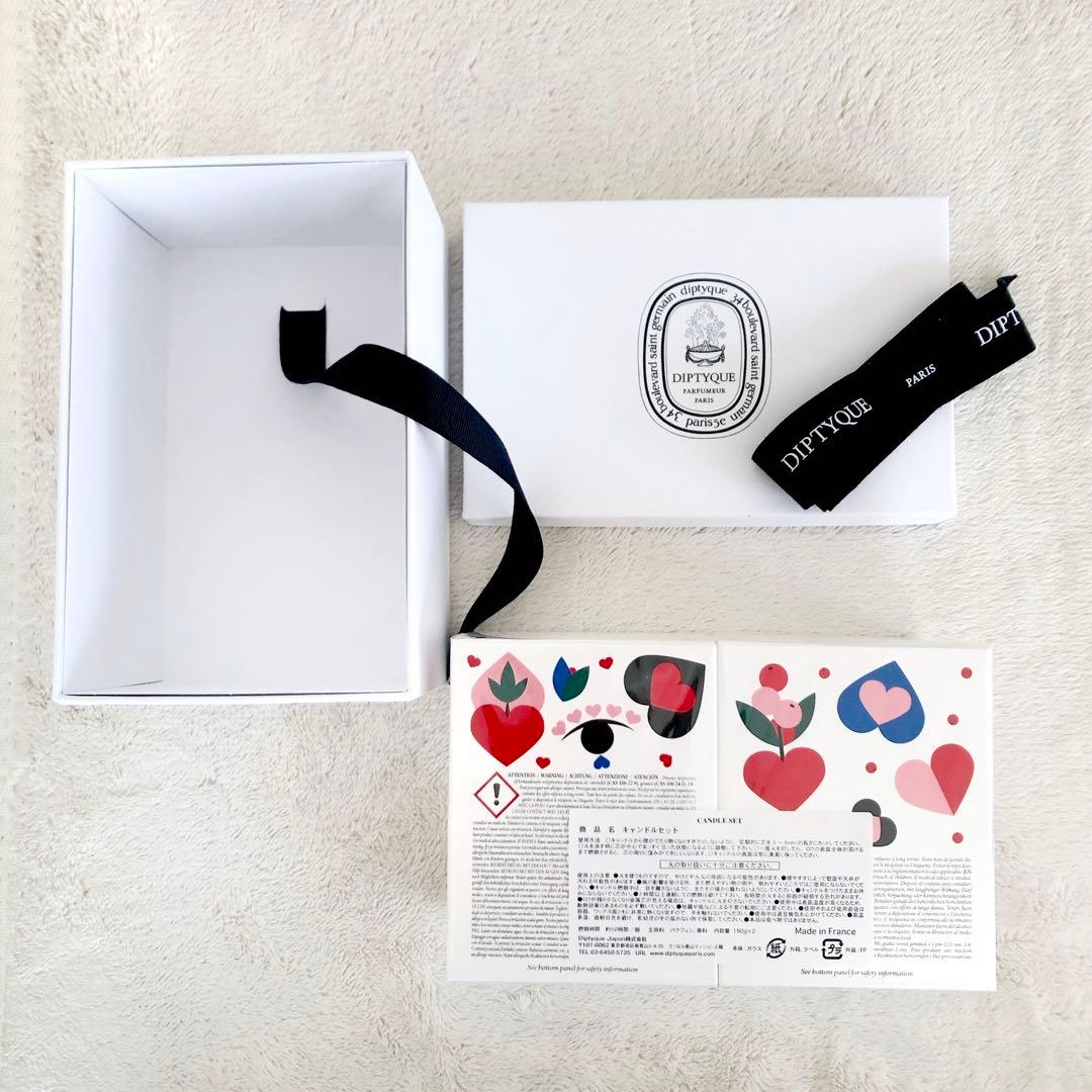 diptyque 限定デュオ クラシックキャンドル ベ ローズ 190g×２