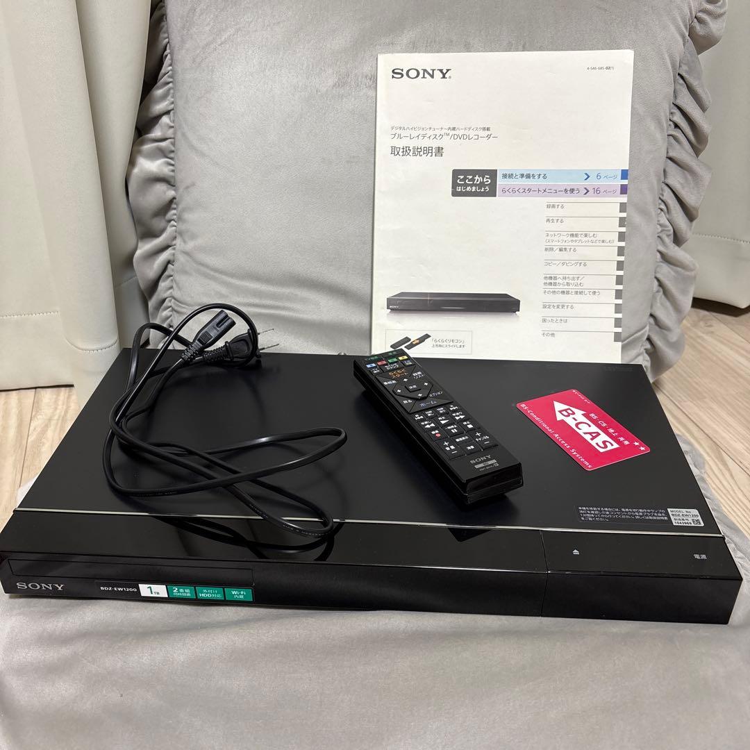 SONY BDZ-EW1200 ブルーレイレコーダー