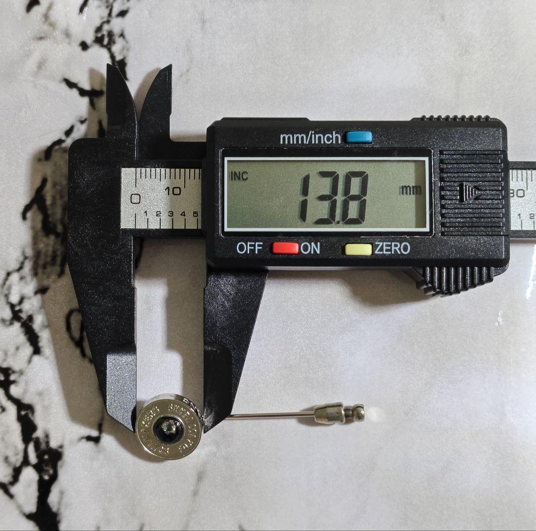 MONTBLANCモンブラン100周年記念ダイヤモンド入りラベルピンブローチ銀