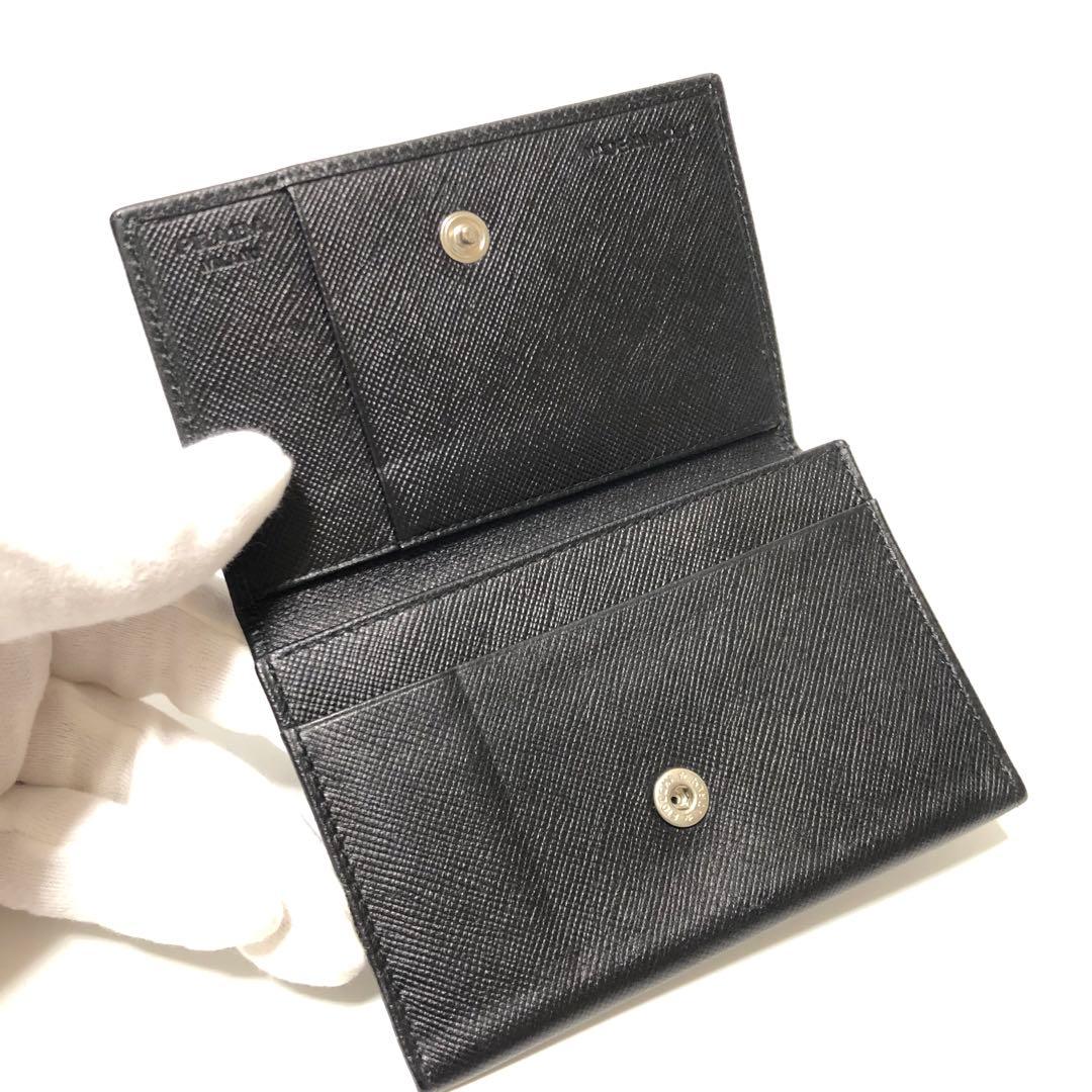 【美品】PRADA プラダ　サフィアーノ　カードケース　名刺入れ