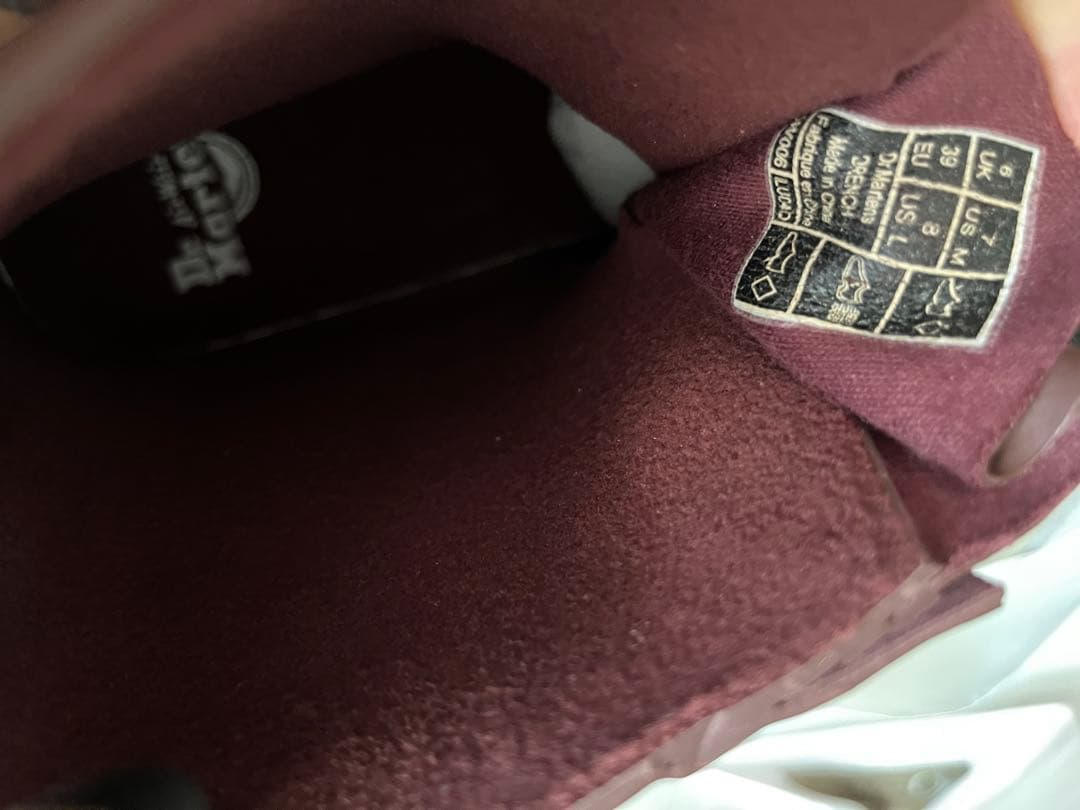 【新品未使用タグ付】廃盤ドクターマーチンレインブーツチェリーレッド　UK6