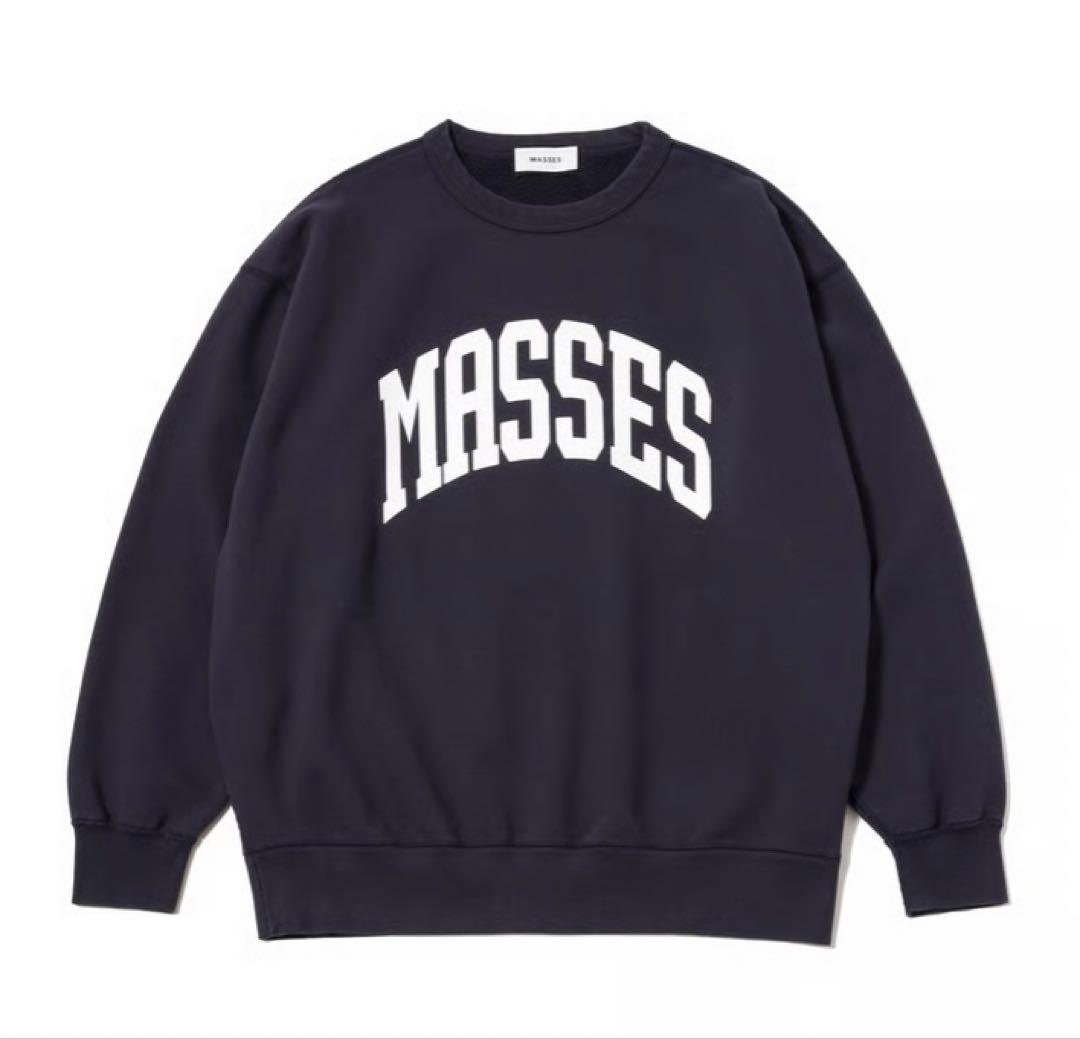 トップス MASSES SWEAT CREW ARCH WASH