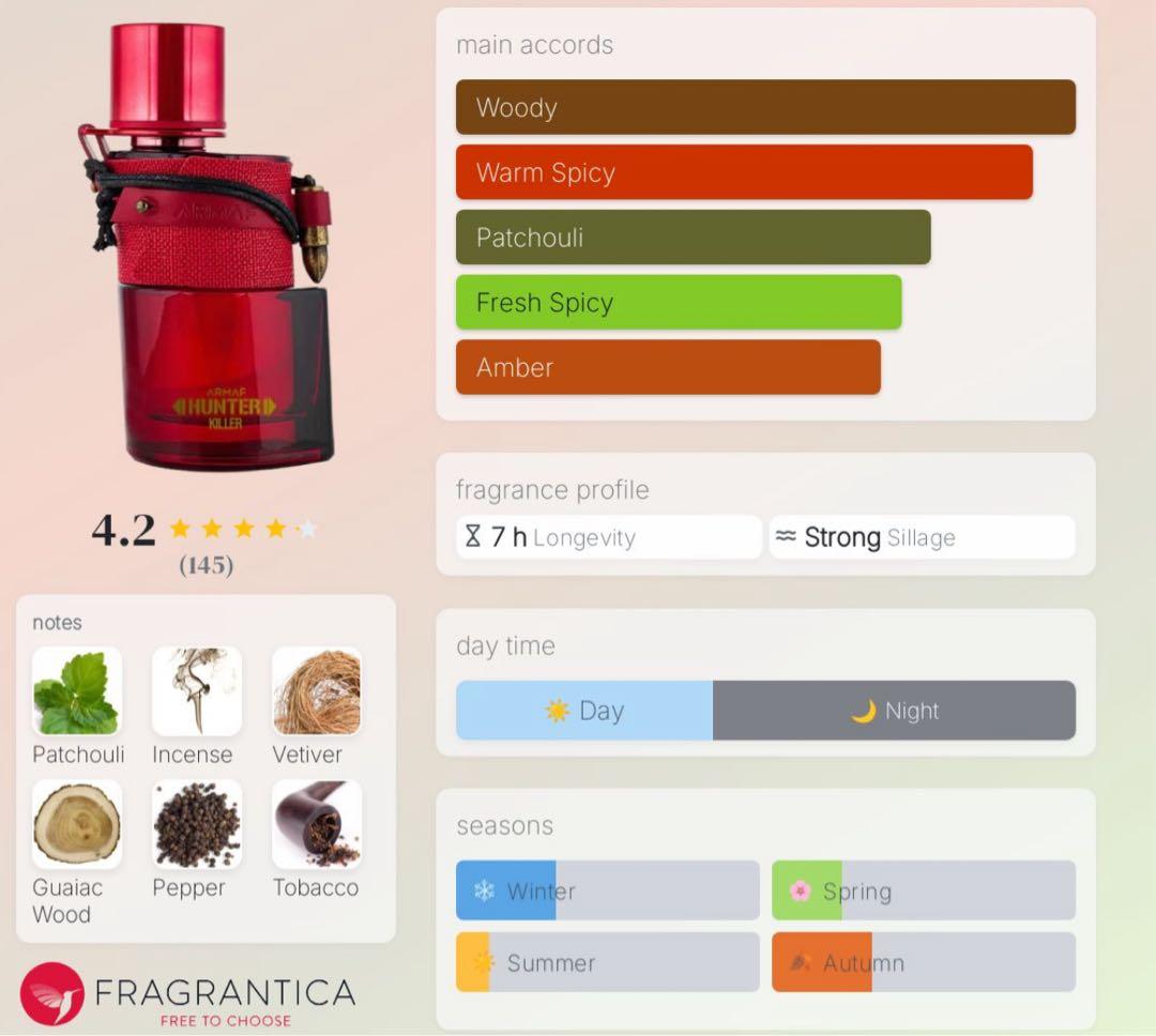 香水(男性用) ARMAF HUNTER KILLER 100ml