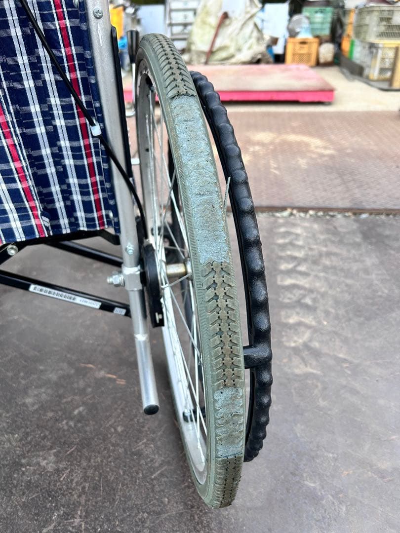 日進医療器 NISSIN NEO-1 自走式車椅子 ノーパンク 取扱説明書付