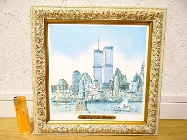 新品 80年代 ビンテージ ニューヨーク ツインタワー 自由の女神