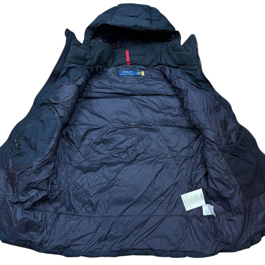 ポロラルフローレン 現行 ダウンベスト ビッグポニー 黒 Lサイズ