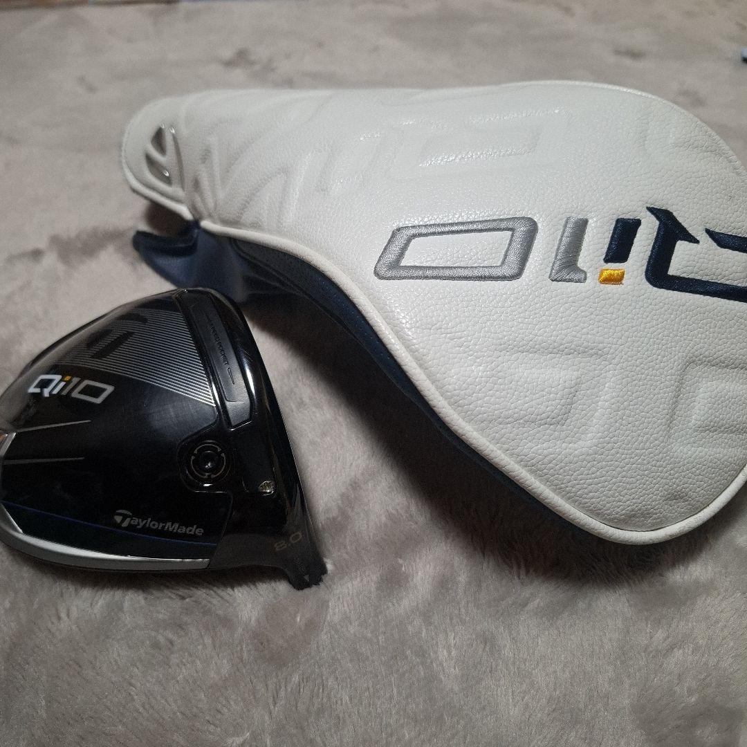 TaylorMade Qi10 8.0 ドライバーヘッドのみ、 ヘッドカバー付き