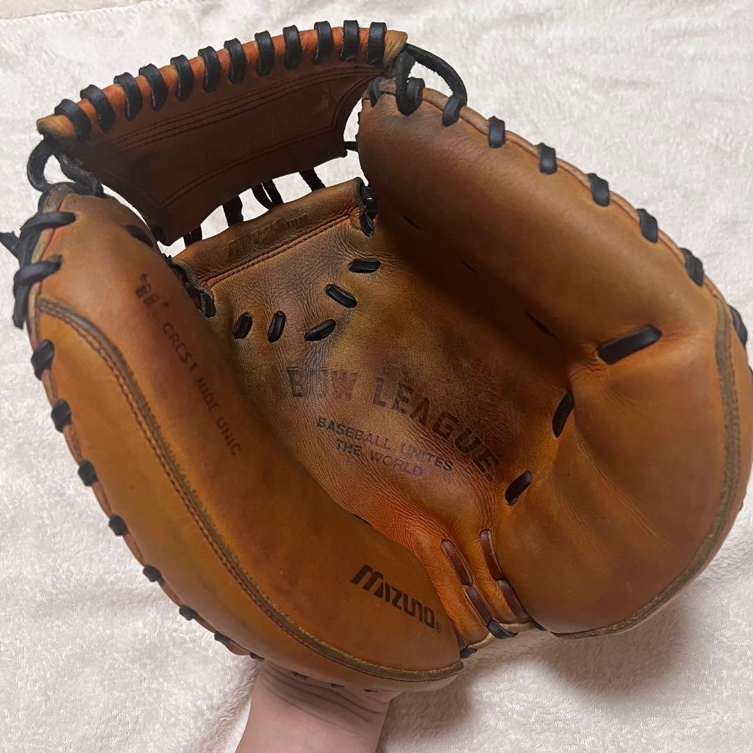 【希少】ミズノ　MIZUNO キャッチャーミット　buw league ビック