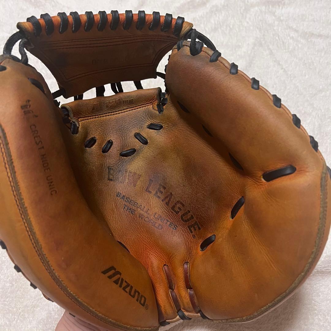 【希少】ミズノ　MIZUNO キャッチャーミット　buw league ビック