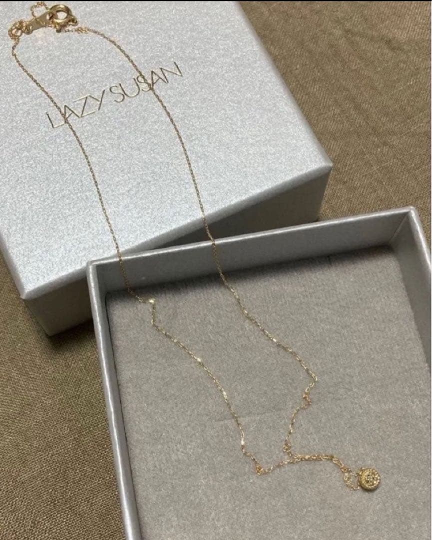 【未使用】K18 ダイヤモンド ネックレス 定価44,000円