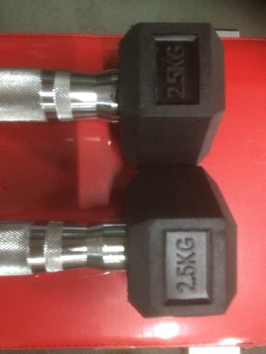 ヘックスラバーダンベル