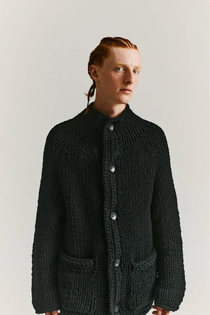 トップス CASEY CASEY CARDIGAN - SO WOOL - BLACK