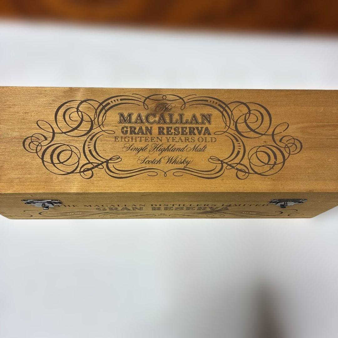 ザ・マッカラン グランレゼルバ 18年 1980年 木箱のみ