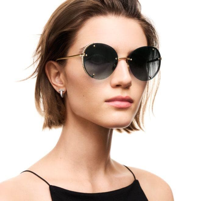 新品 ティファニー 203170円 クリスタル装飾 セミリムレス サングラス