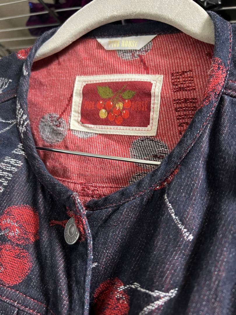 ピンクハウス　さくらんぼ　デニム　ジャケット　スカート　チェリー柄