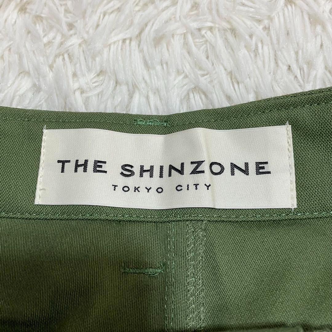新品 シンゾーン ベイカーパンツ グリーン ４０