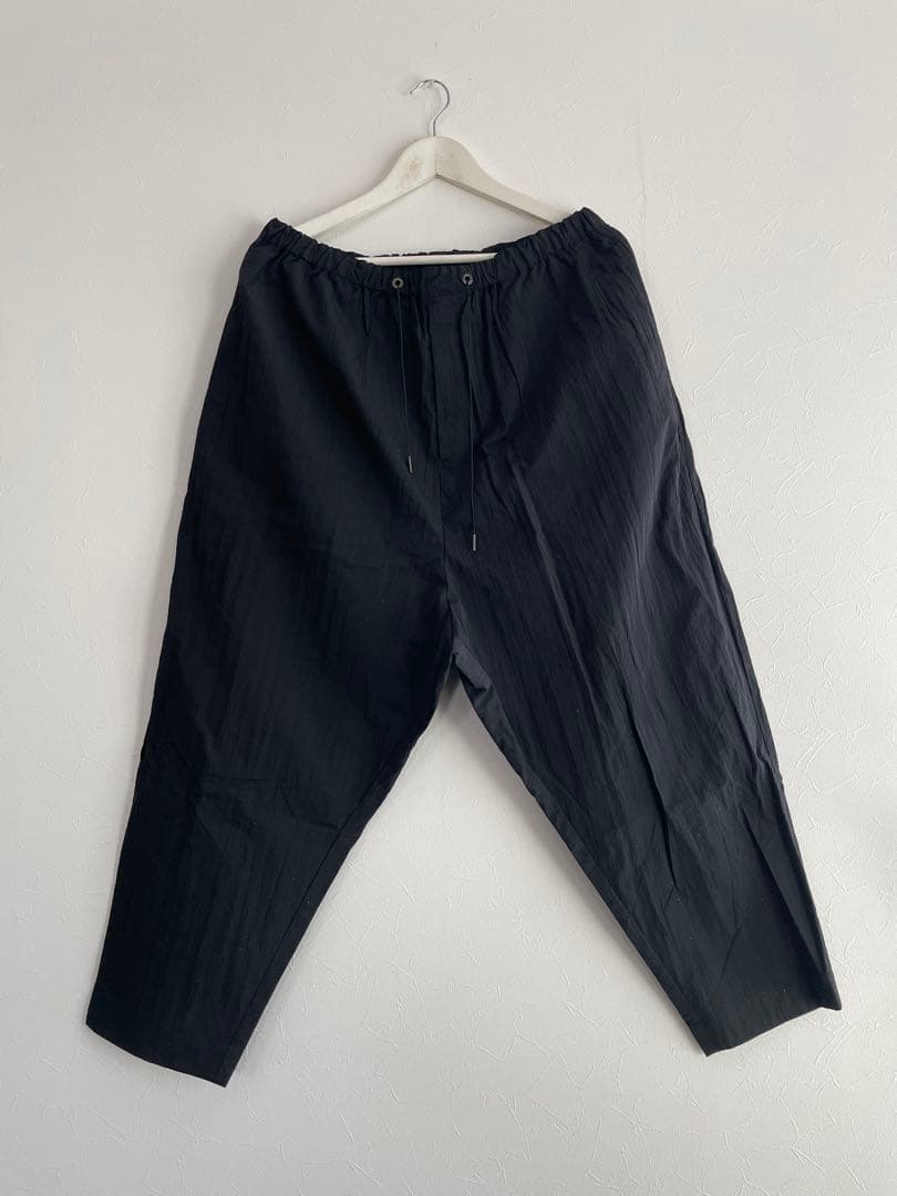 FUMITO GANRYU 黒　サルエルパンツ