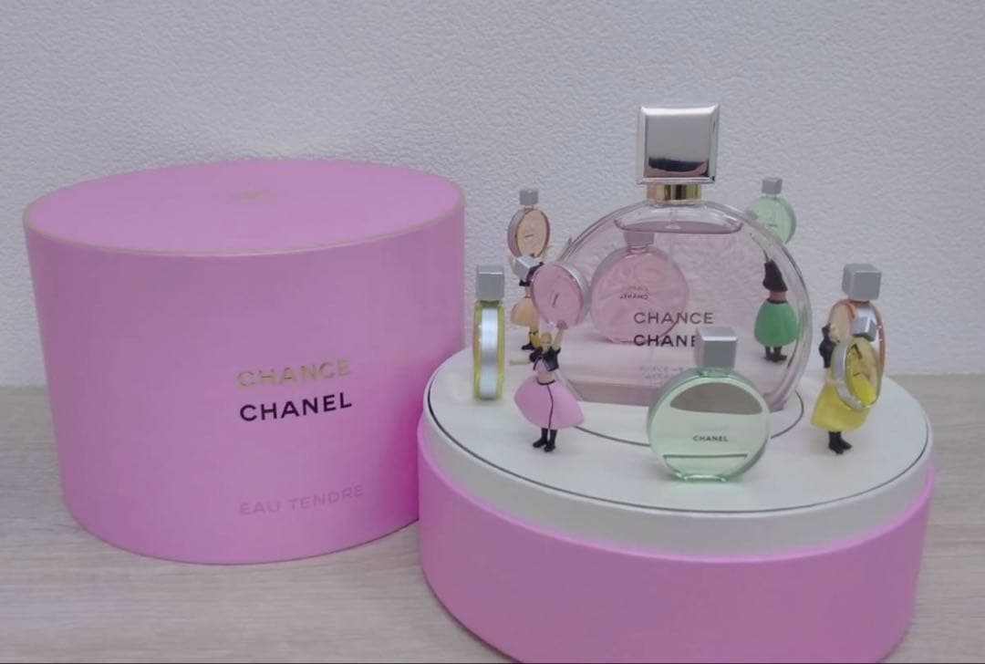 CHANEL CHANCE 香水ミュージックボックスセット ピンク