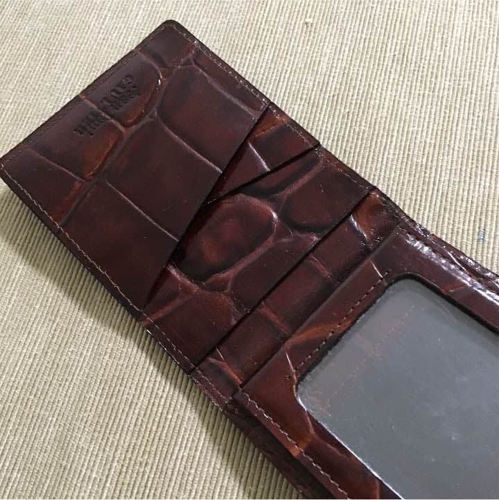 JEAN PAUL GAULTIER 廃盤クロコエンボスレザーカードケース