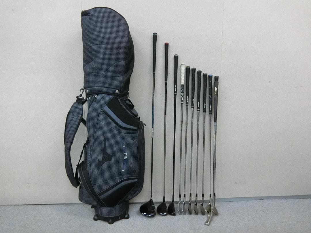 b675 初心者歓迎 ミズノ 等メンズゴルフクラブ１１本セット
