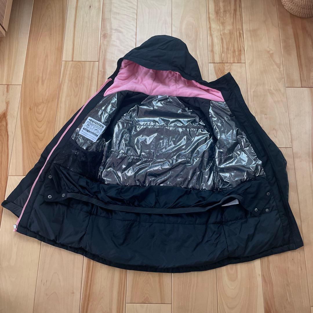 Columbia スキーウェア 140サイズ子供用 黒とピンク