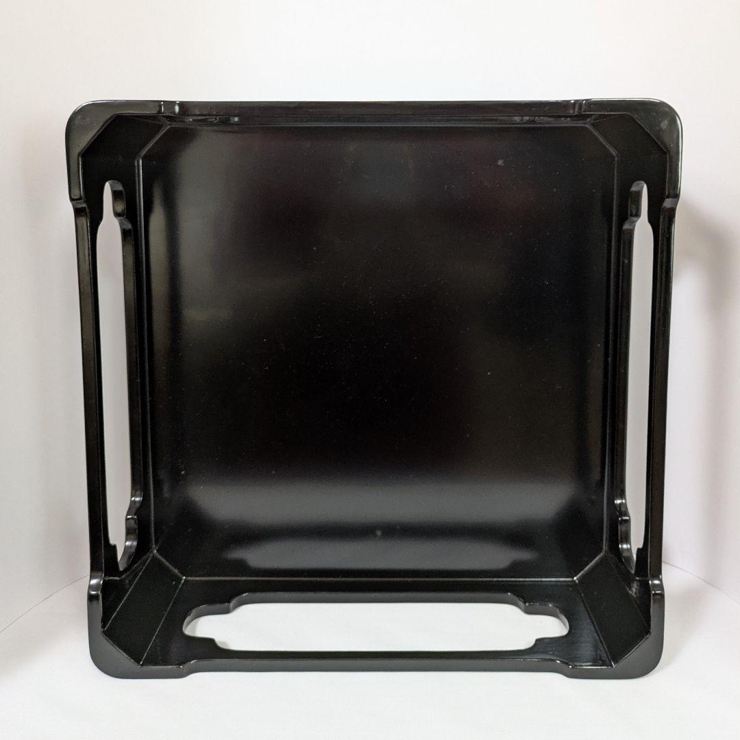 お正月に　お祝いに　きんま漆器 重箱 3段 台付　変わり文様　伝統工芸品サイズ大