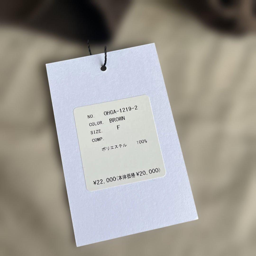 【新品・タグ付】OHGA SATIN BLOUSE サテンブラウス