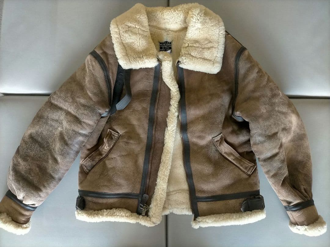 AVIREX ムートン B-3　フライトジャケット 40