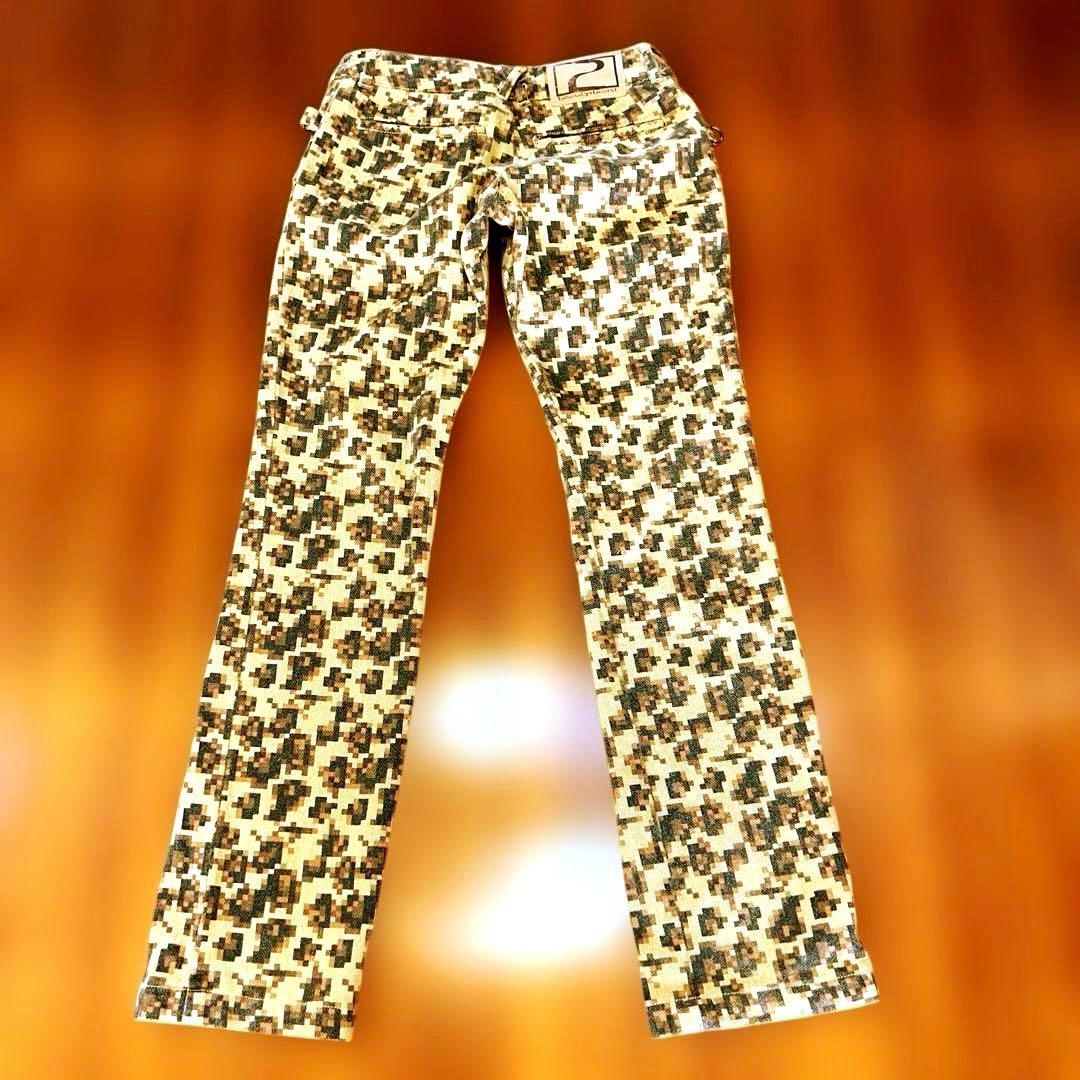 希少　beauty:beastデジタルヒョウ柄パンツ