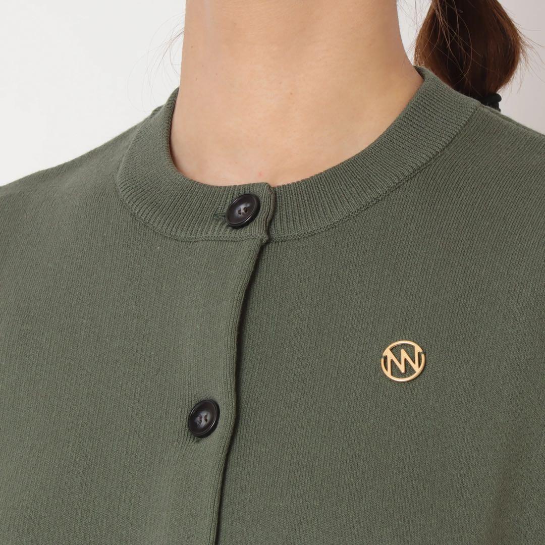 新品✨YENN ダブルフェイスニットベスト　カーキー　Fサイズ