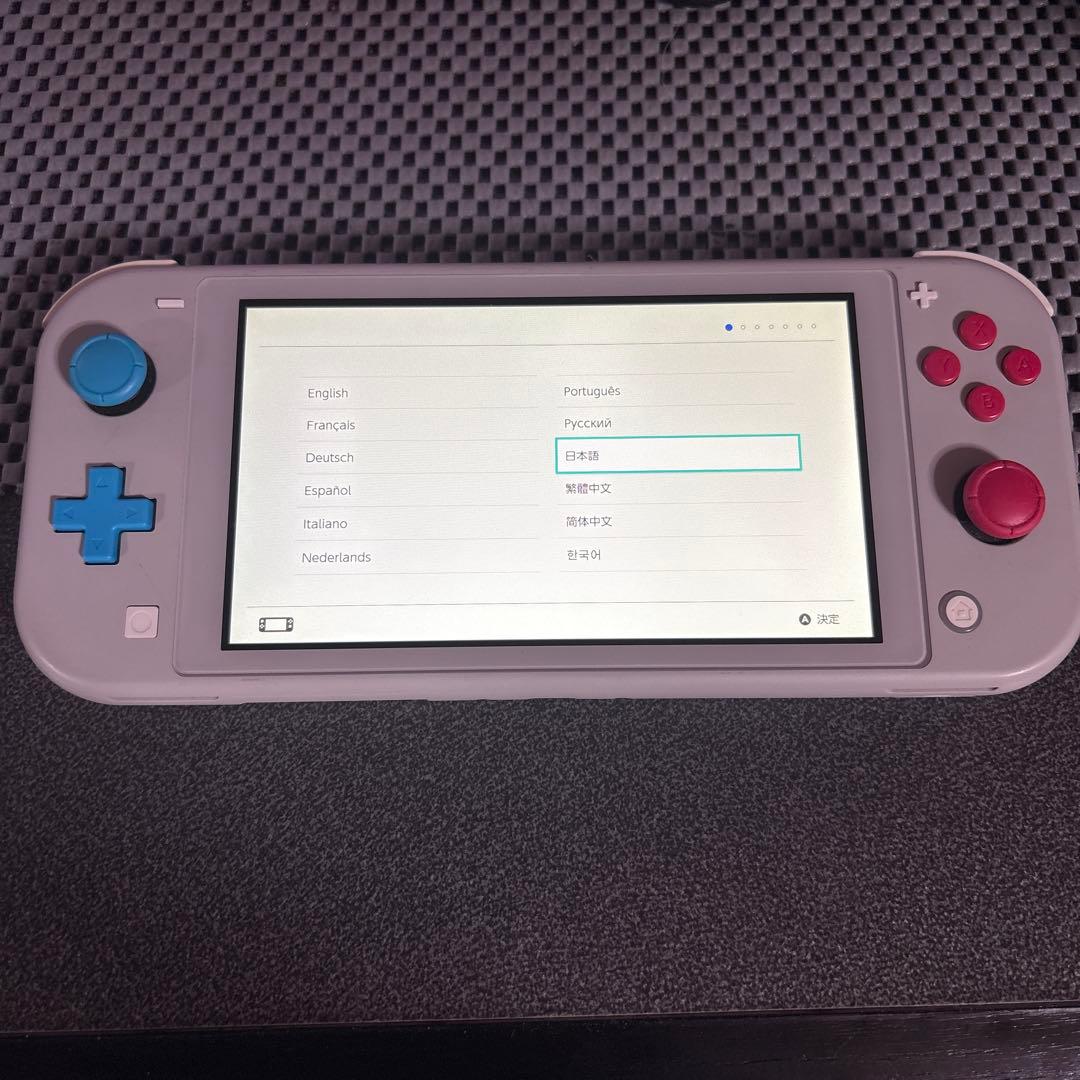 y*u様 Nintendo Switch Lite グレー/青/赤