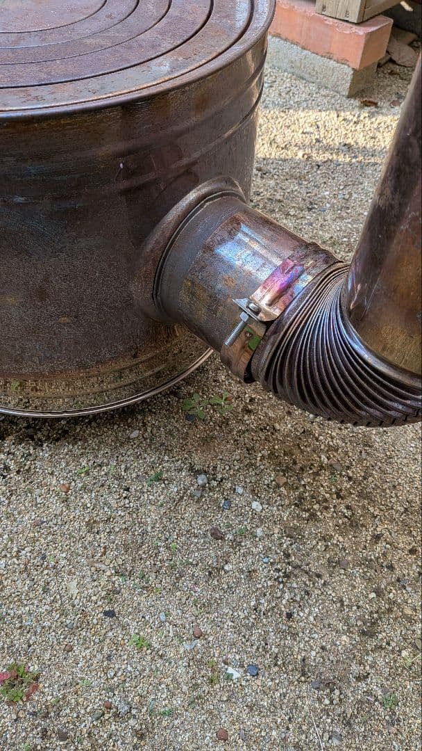 m*i様 ホンマ製作所 薪ストーブ ステンレス時計1型 2回使用の美品