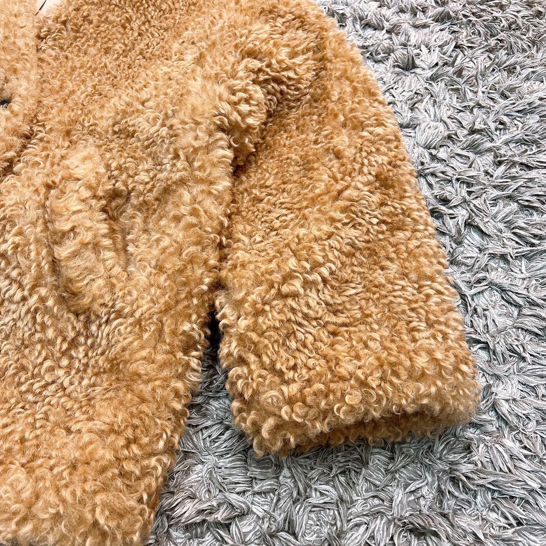 美品希少✨Sea Room Lynn TEDDY ファー ノーカラー ジャケット