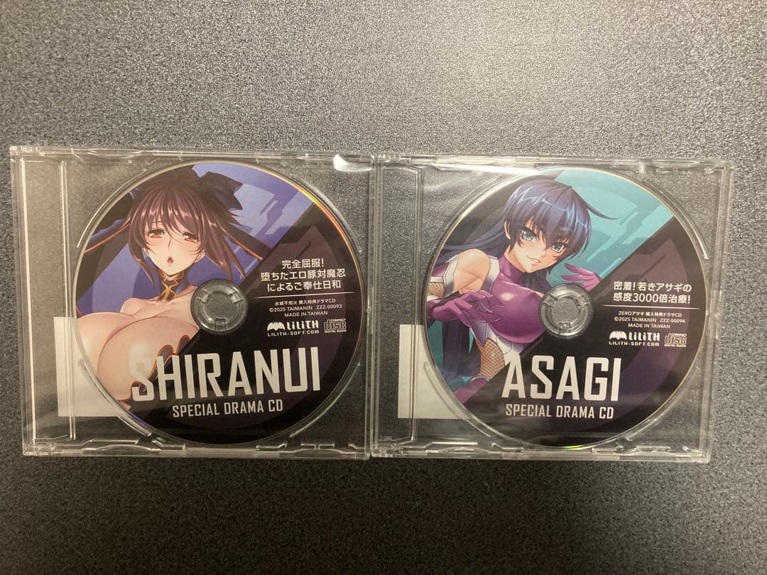 C107 ドラマCD 2枚セット　対魔忍 アサギ 不知