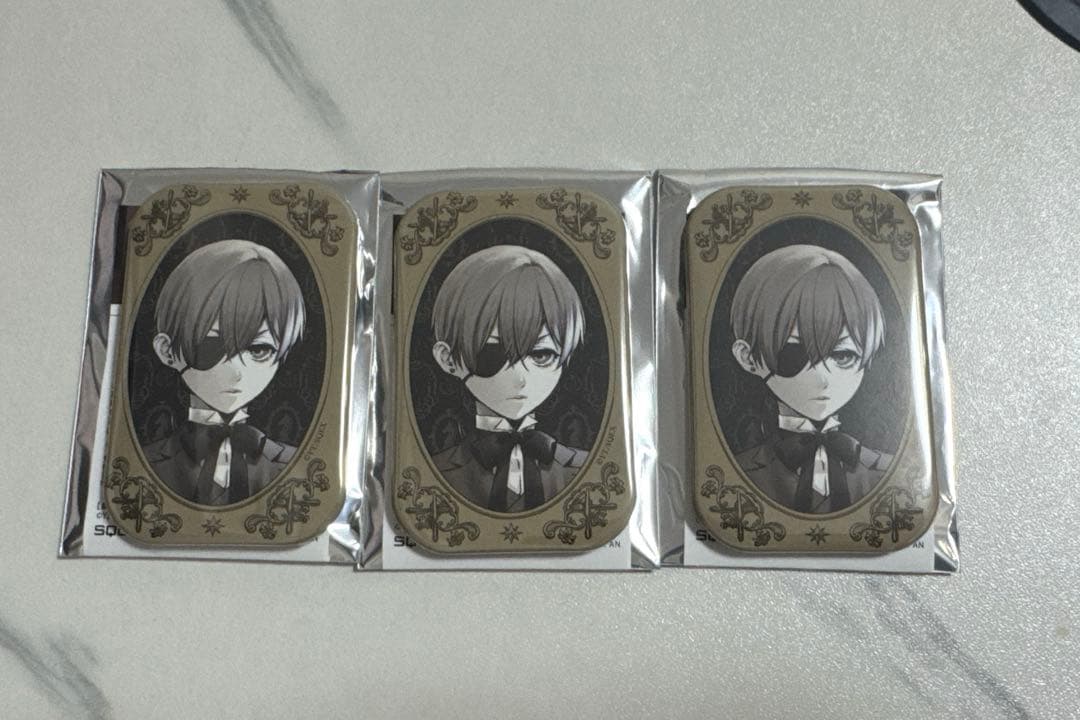 黒執事 Black Label缶バッジ シエル　3個